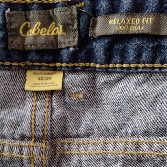 2/$15 Cabela's Relaxed Fit Jeans 46 x 29 - Picture 5 of 6